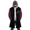 Dracule Mihawk One Piece AOP Hooded Cloak Coat FRONT Mockup - One Piece EU Store