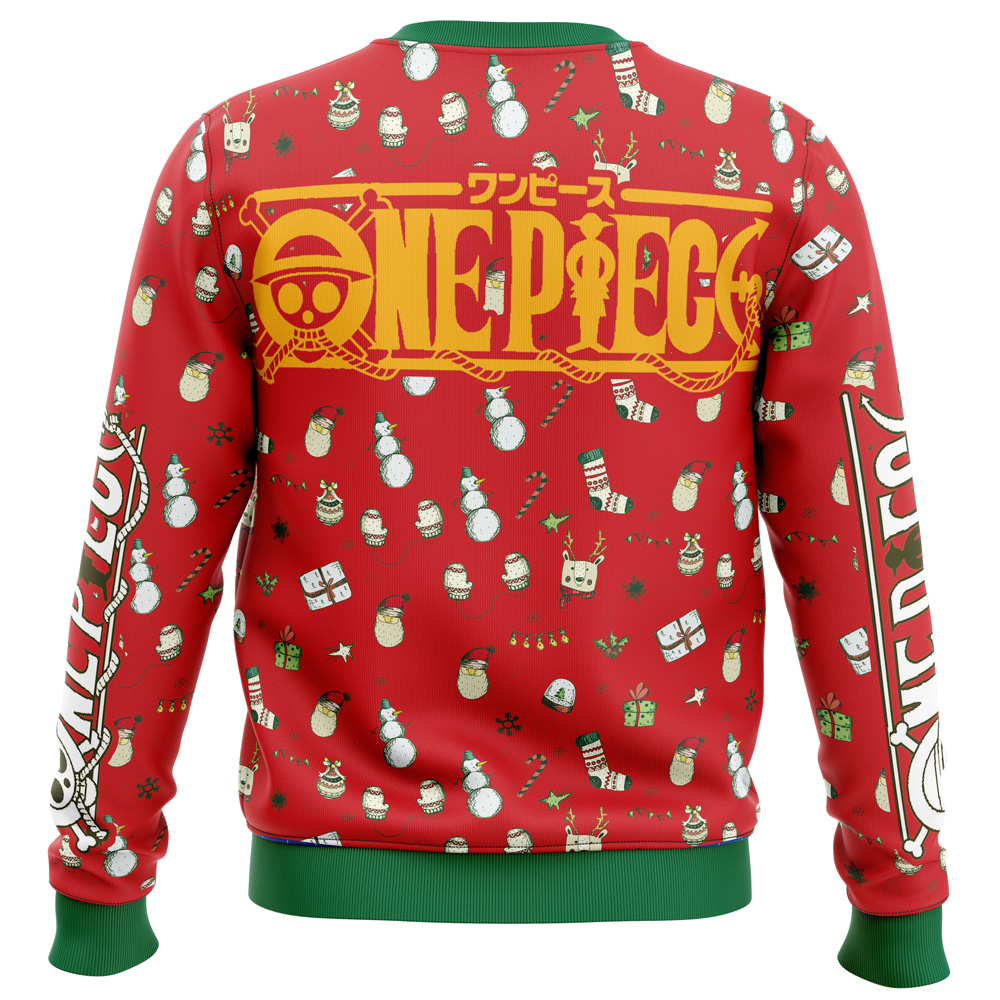 Happy Holidays One Piece Ugly Christmas Sweater - Image 4