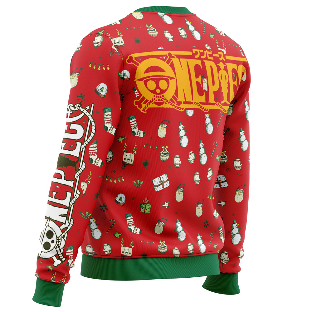 Happy Holidays One Piece Ugly Christmas Sweater - Image 3