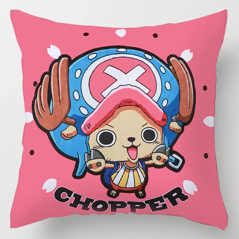 Hot Anime One Piece Figure Toys Roronoa Zoro Tony Chopper Nami Printed Pillows Cover Birthday Party 13 - One Piece EU Store