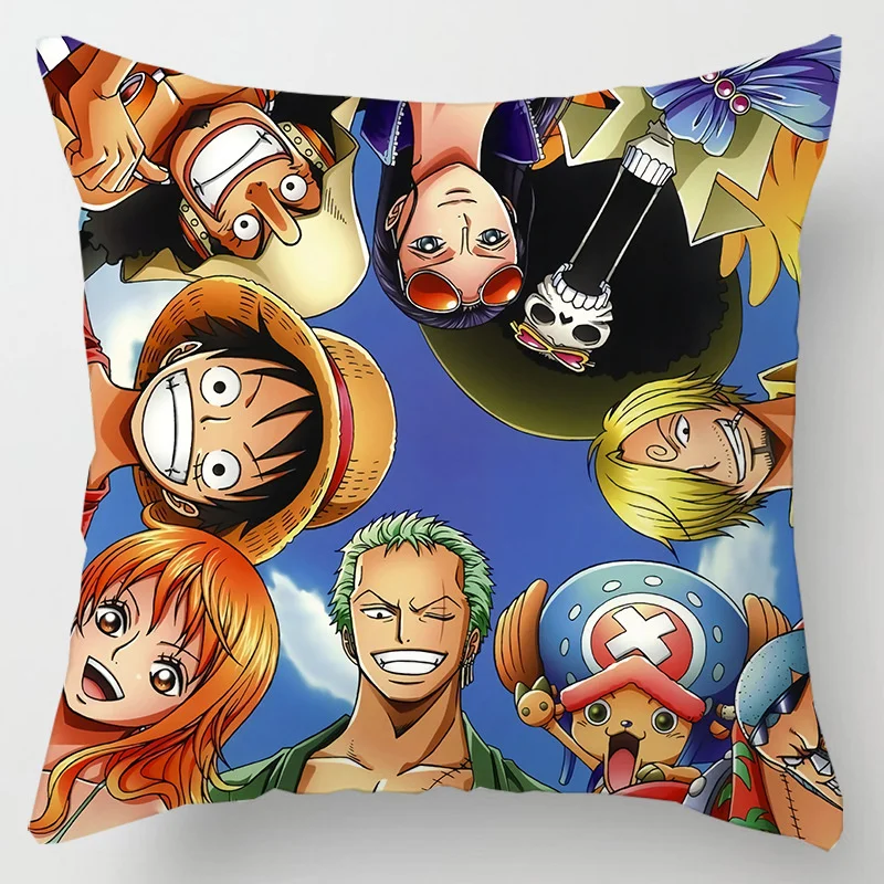Hot Anime One Piece Figure Toys Roronoa Zoro Tony Chopper Nami Printed Pillows Cover Birthday Party 18 - One Piece EU Store