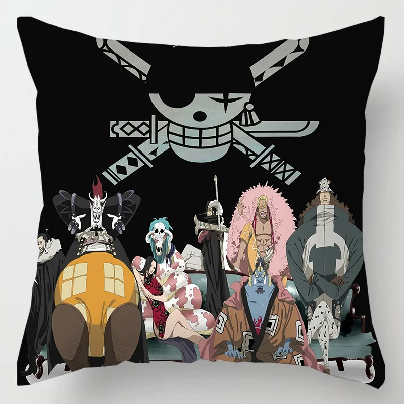 Hot Anime One Piece Figure Toys Roronoa Zoro Tony Chopper Nami Printed Pillows Cover Birthday Party 19 - One Piece EU Store