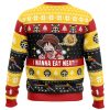 I Want To Eat Meat OP Ugly Christmas Sweater BACK mockup - One Piece EU Store