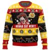 I Want To Eat Meat OP Ugly Christmas Sweater FRONT mockup - One Piece EU Store