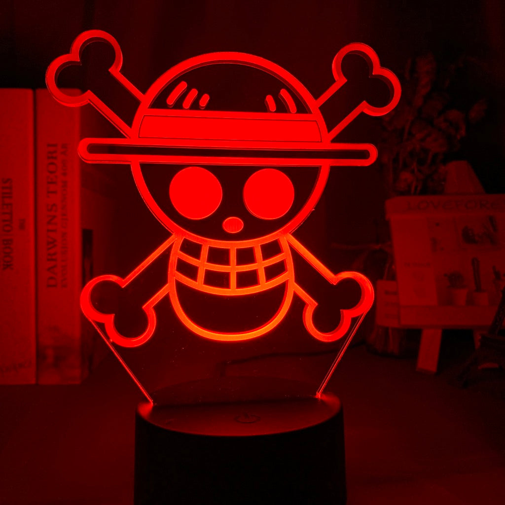 Straw Hat Pirates Logo Led Lamp - Image 4