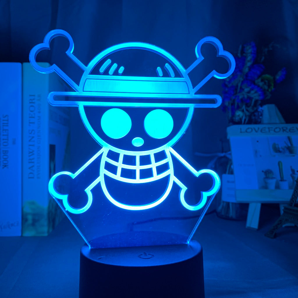 Straw Hat Pirates Logo Led Lamp - Image 2