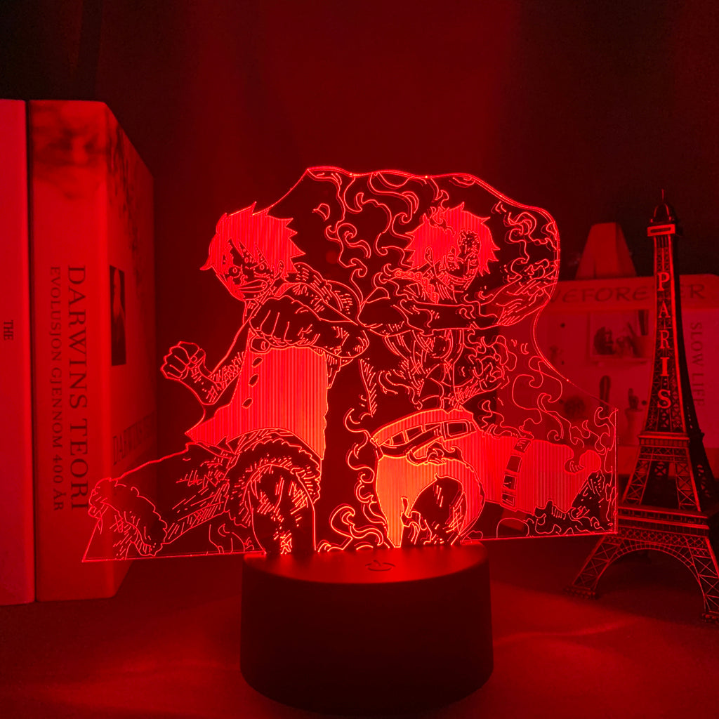 Luffy and Zoro Character Led Lamp - Image 4