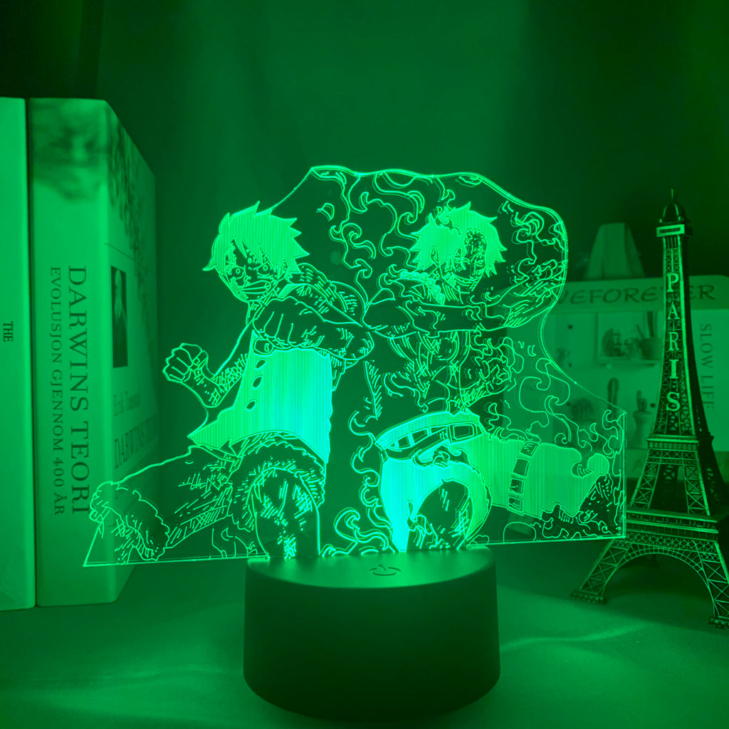 Luffy and Zoro Character Led Lamp - Image 5