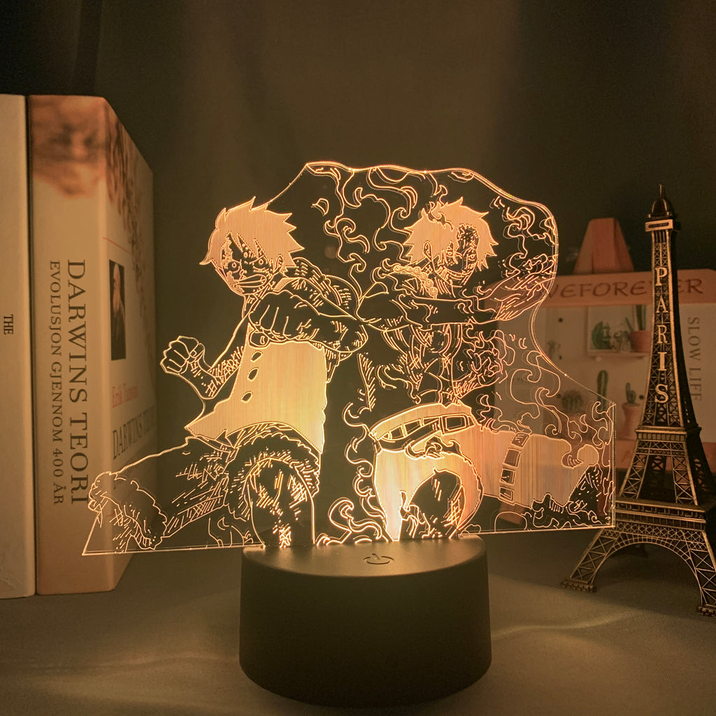 Luffy and Zoro Character Led Lamp - Image 6