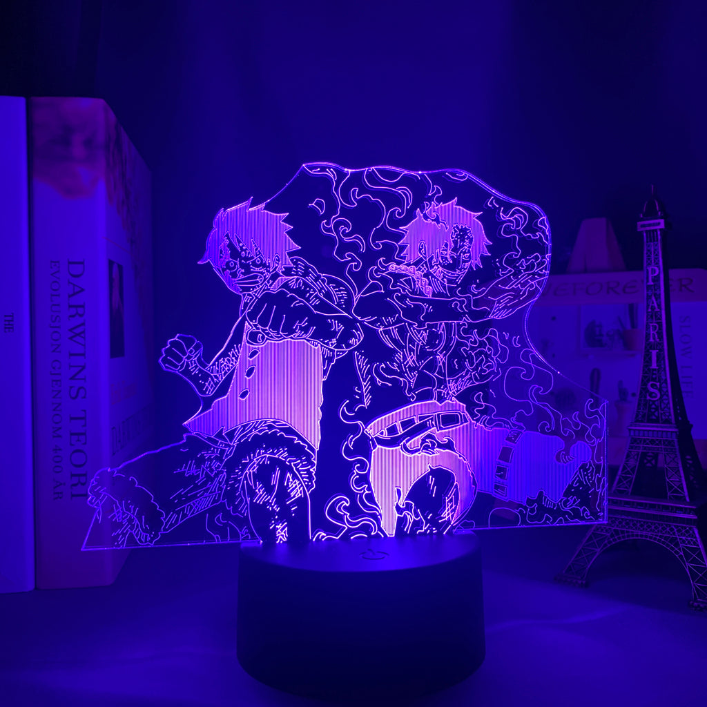 Luffy and Zoro Character Led Lamp - Image 7