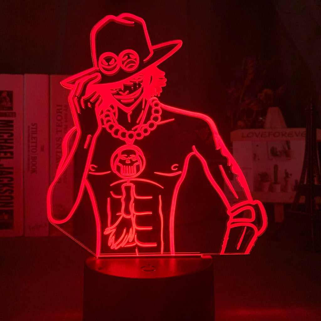 One Piece Ace Cool Led Lamp - Image 4