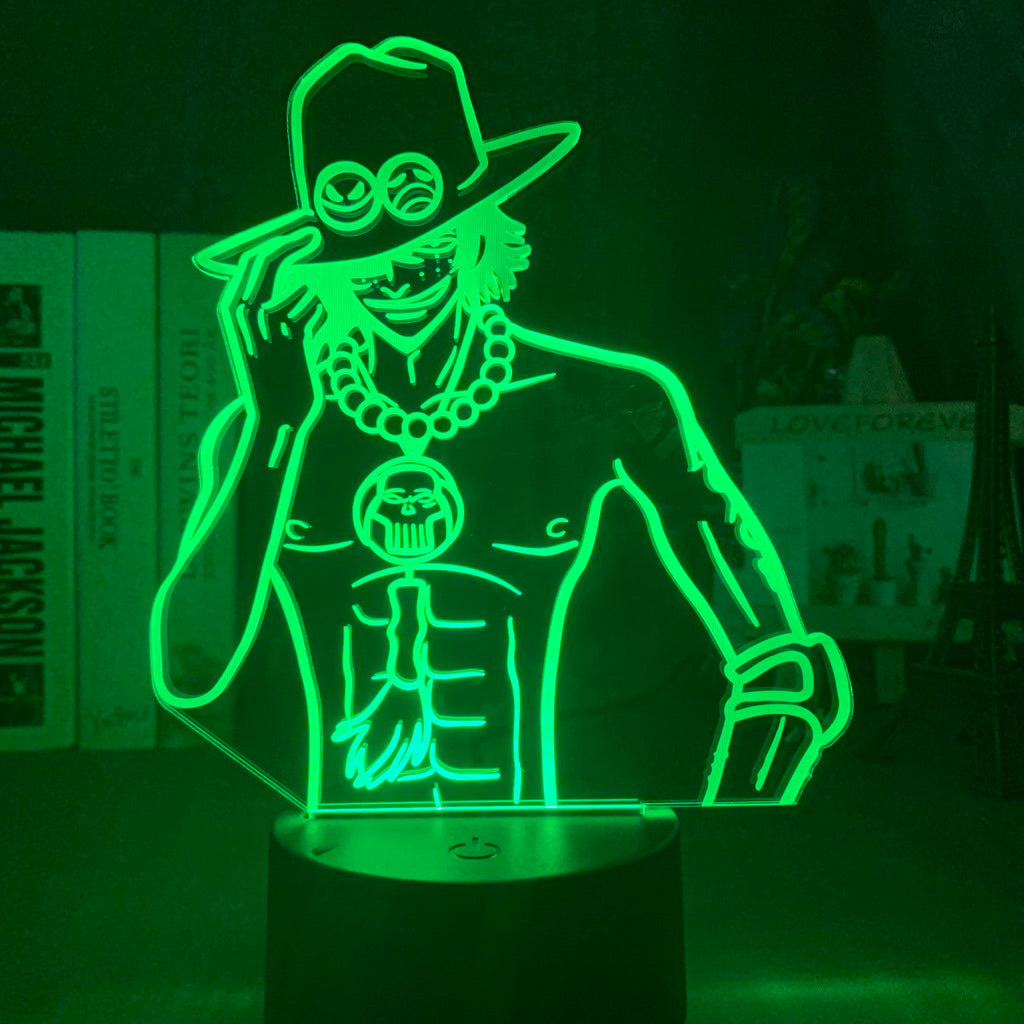 One Piece Ace Cool Led Lamp - Image 5