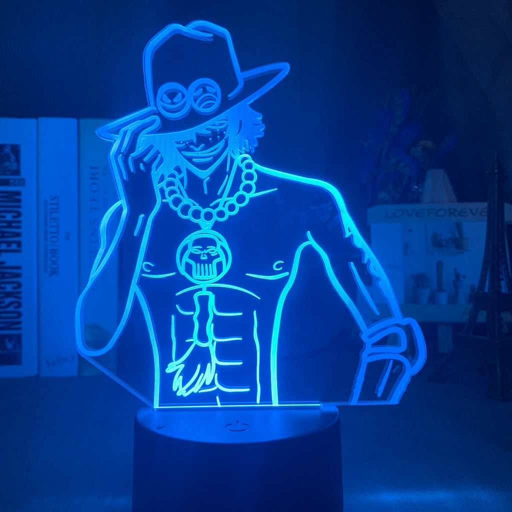 One Piece Ace Cool Led Lamp - Image 2