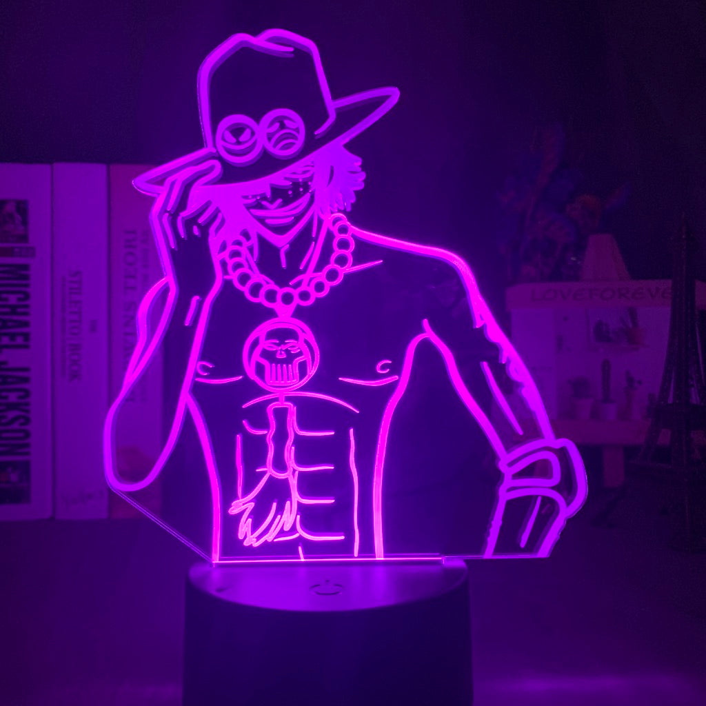 One Piece Ace Cool Led Lamp - Image 7