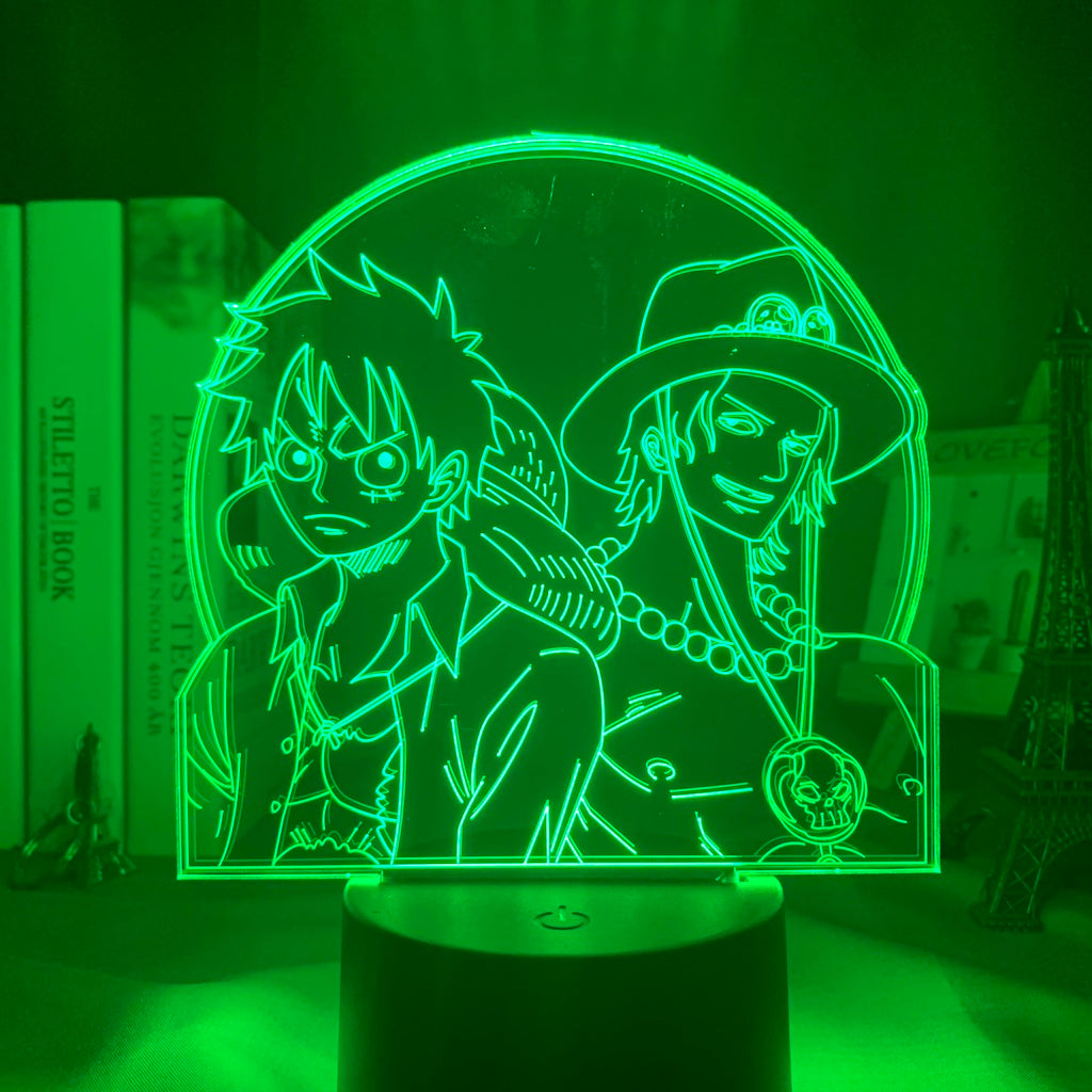 Luffy and Ace Led Lamp - Image 6