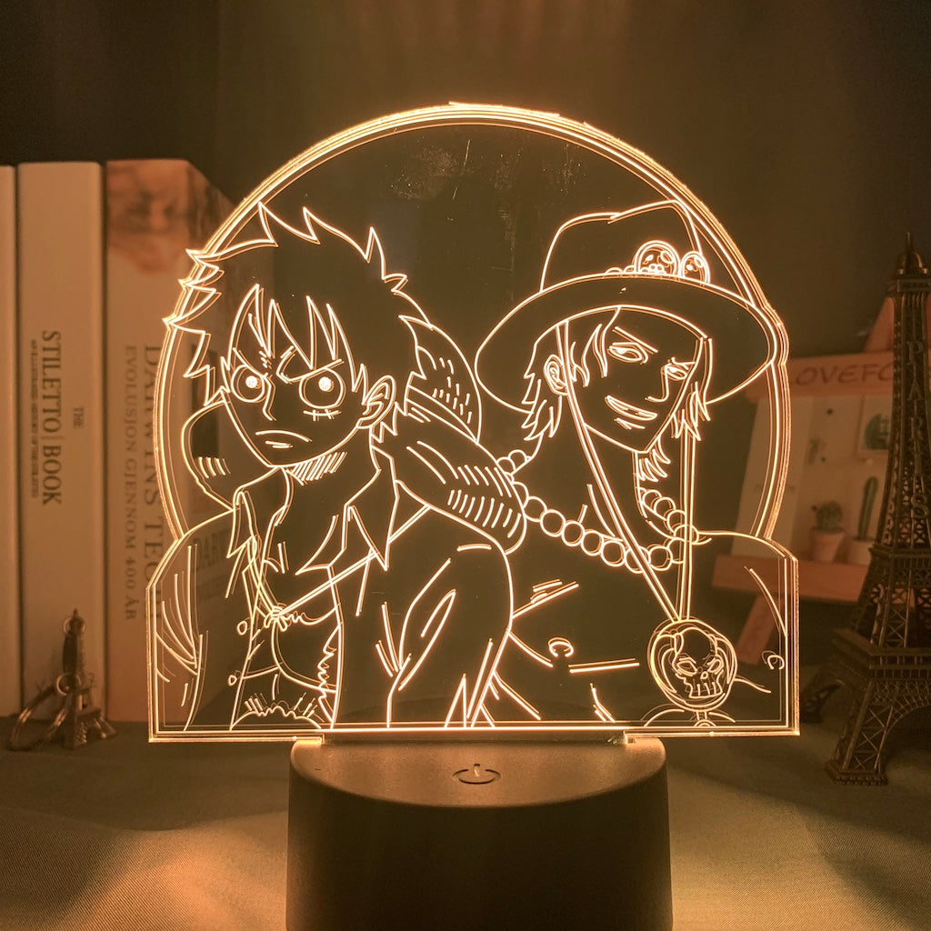 Luffy and Ace Led Lamp - Image 7