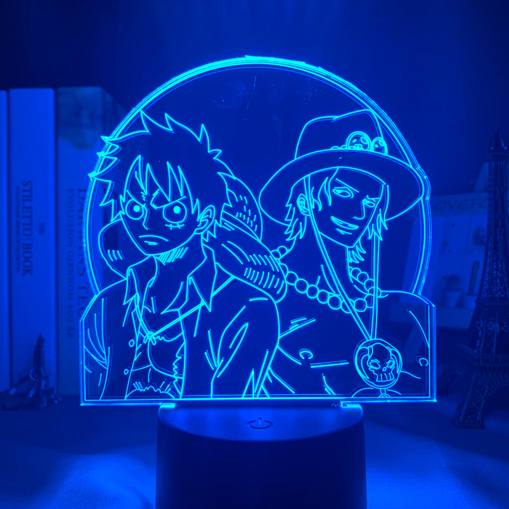 Luffy and Ace Led Lamp - Image 2
