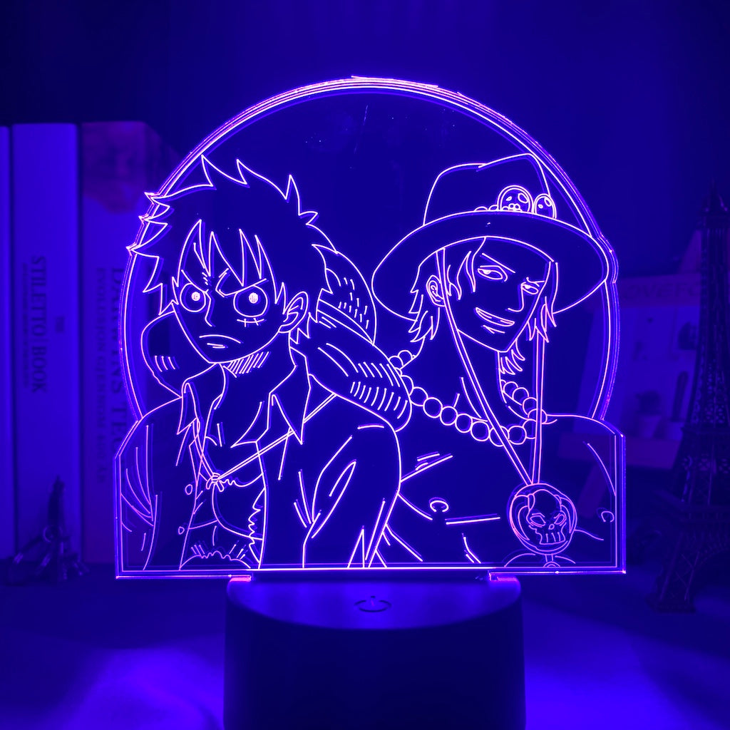 Luffy and Ace Led Lamp - Image 5