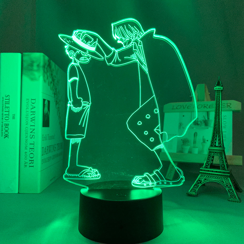 Luffy and Sanji Led Lamp - Image 5
