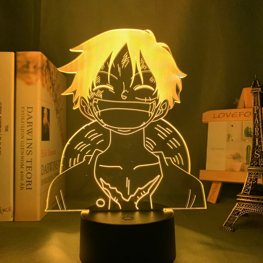 Luffy Laugh Led Lamp