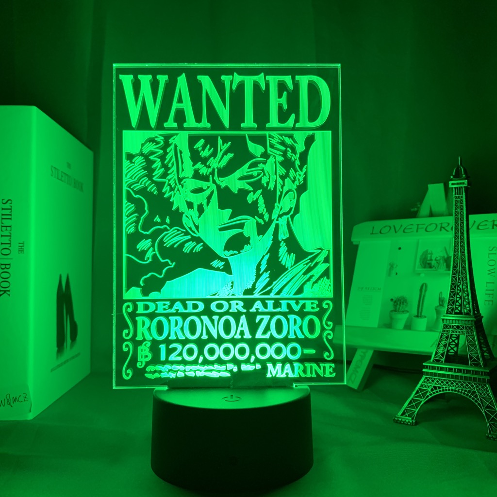 Zoro Wanted Led Lamp - Image 7
