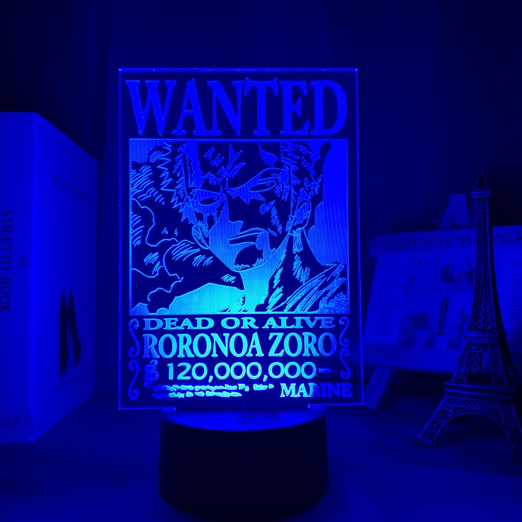 Zoro Wanted Led Lamp - Image 3