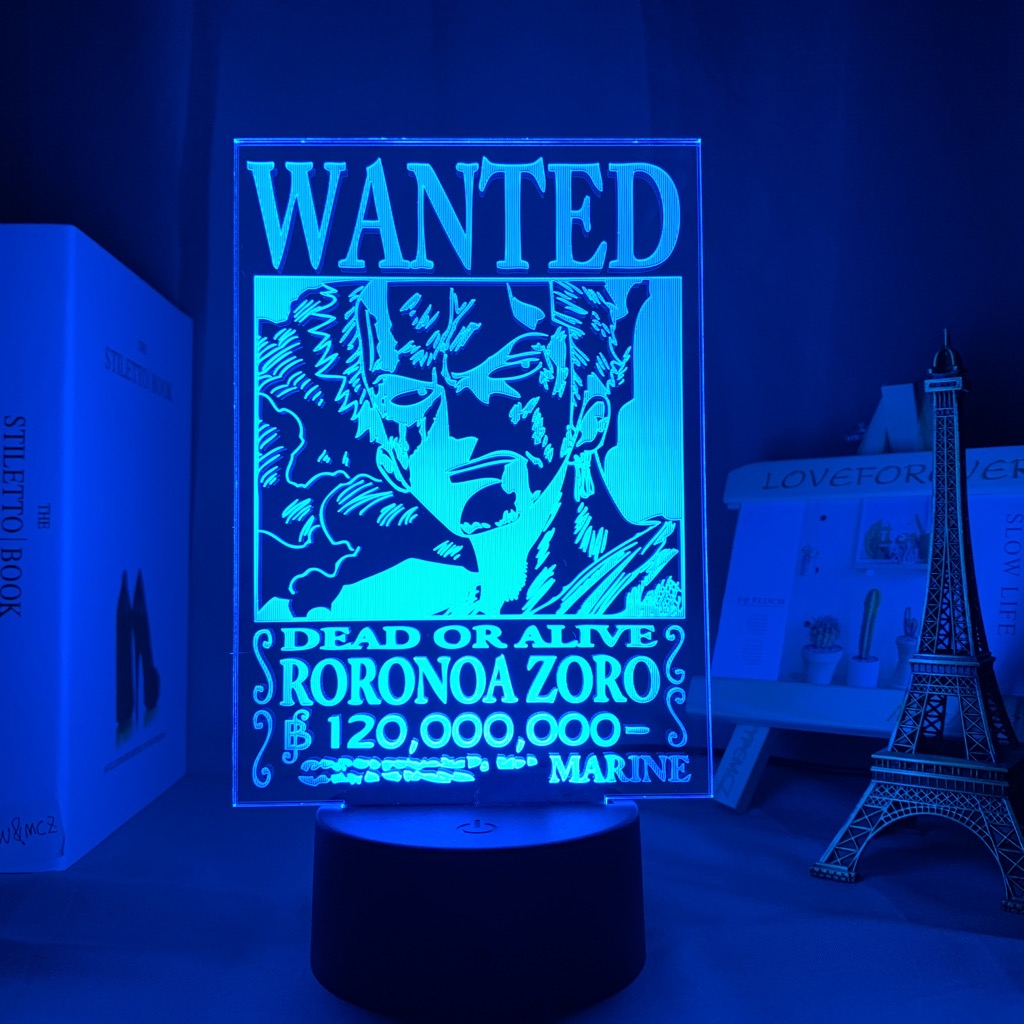 Zoro Wanted Led Lamp - Image 2