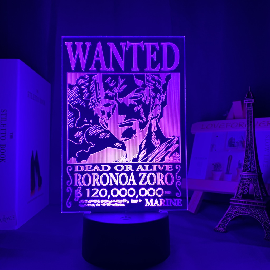 Zoro Wanted Led Lamp - Image 5