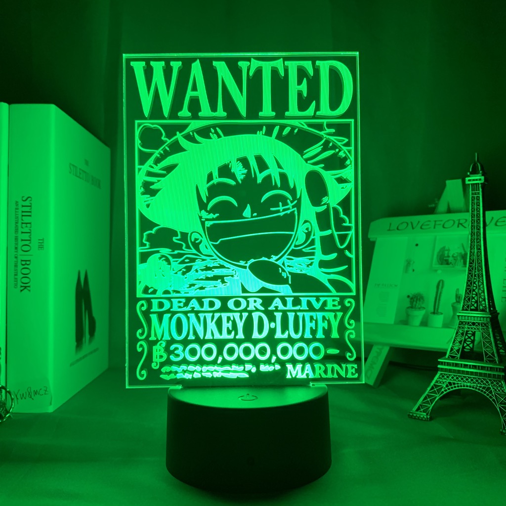 Luffy Wanted Led Lamp - Image 7