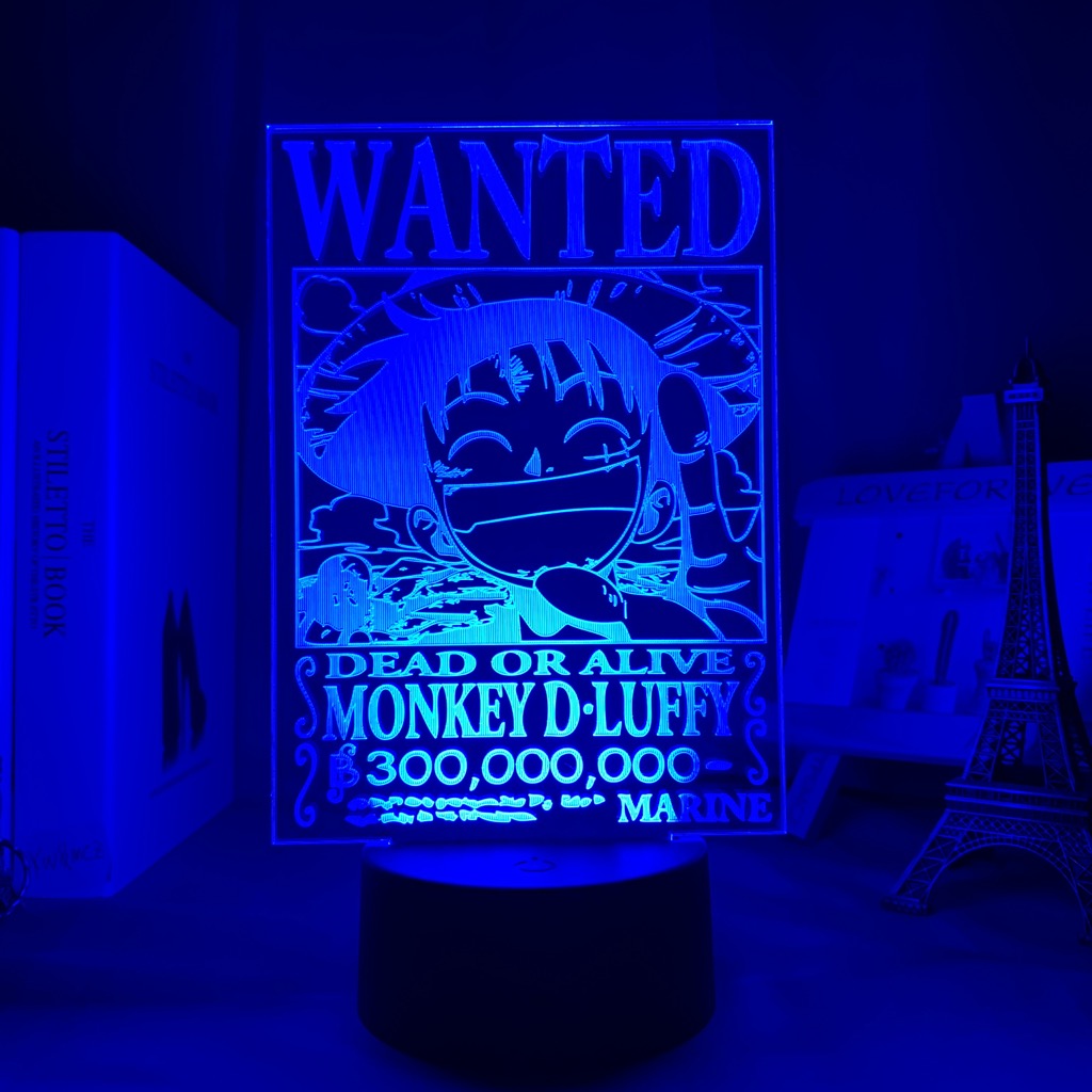 Luffy Wanted Led Lamp - Image 3