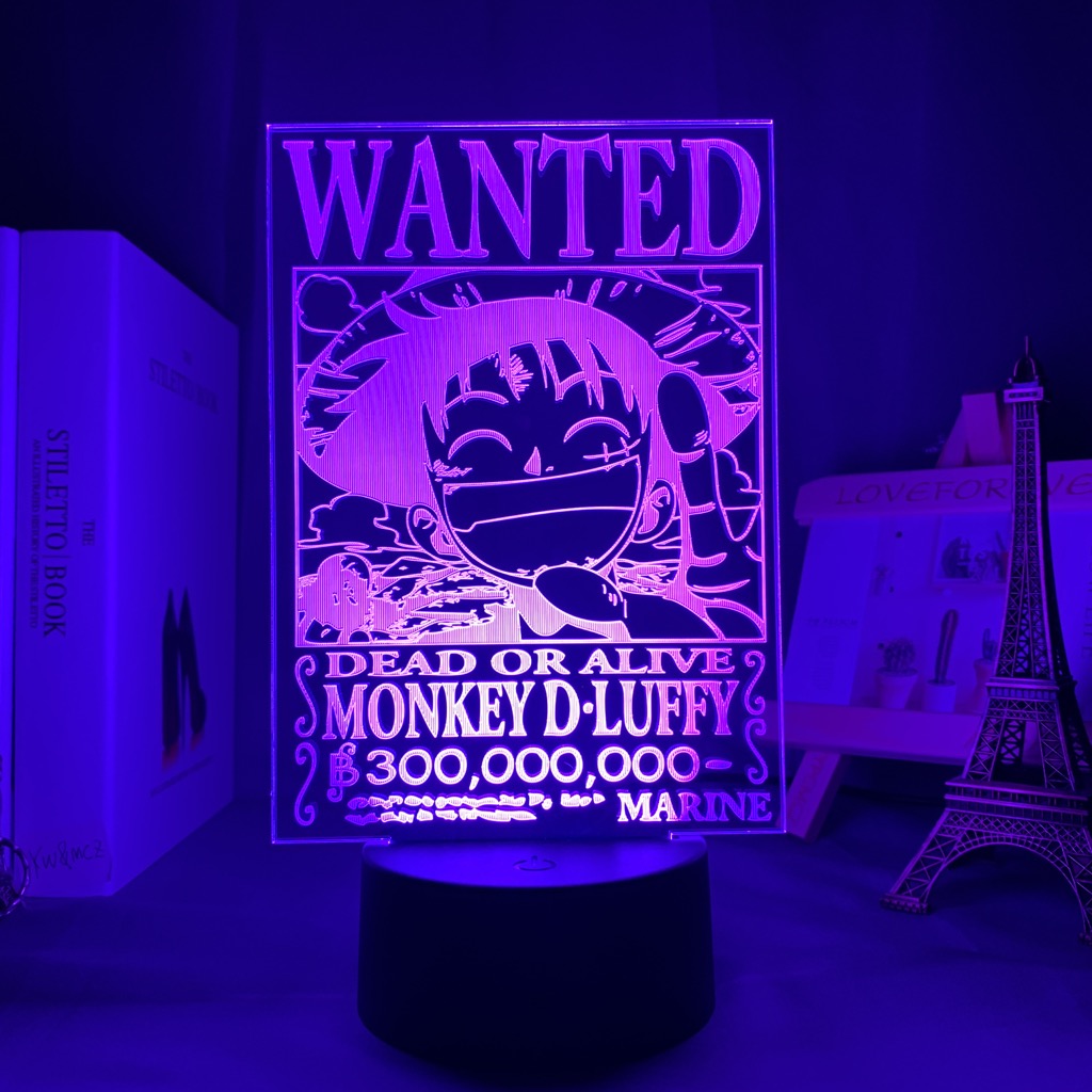 Luffy Wanted Led Lamp - Image 5