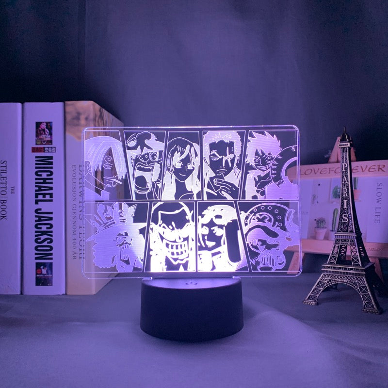 Straw Hat Pirates Led Lamp