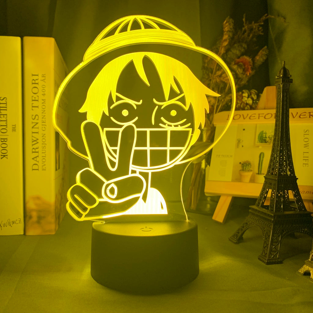 One Piece Luffy Say Hi Led Lamp