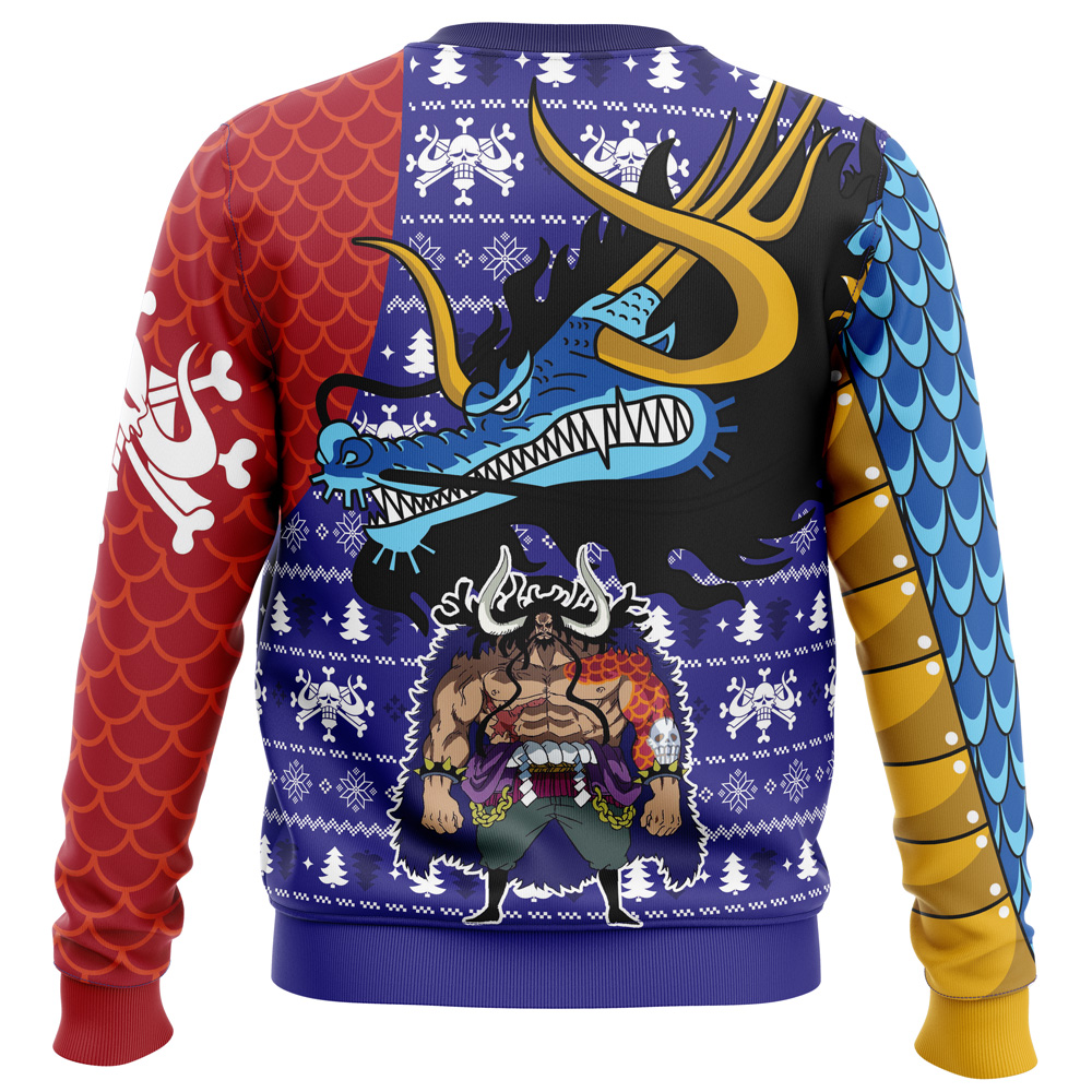 Kaido Dragon One Piece Ugly Christmas Sweater - Image 2