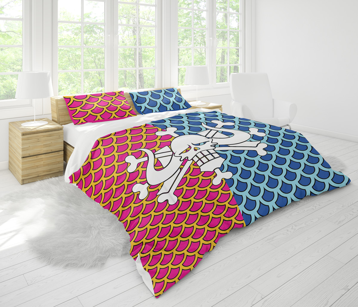 Kaido Pattern One Piece Bedding Set - Image 3