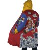 Luffy Gear 5 Sea Wave OP AOP Hooded Cloak Coat SIDE Mockup - One Piece EU Store
