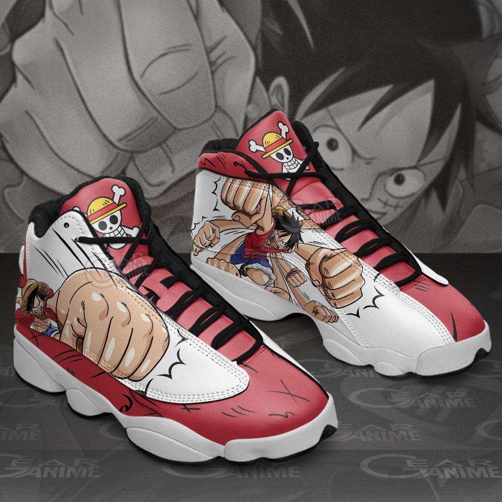 One Piece Luffy Gomu Gomu JD 13 Sneakers