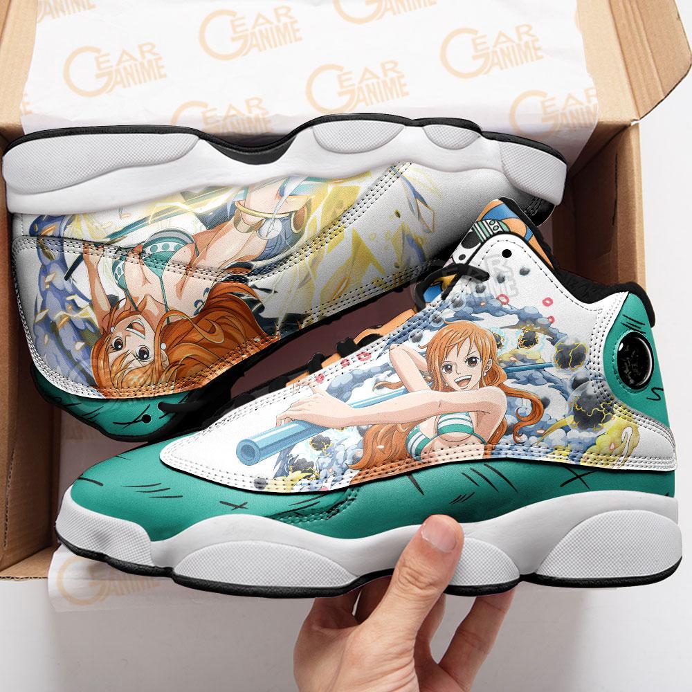 One Piece Nami JD 13 Sneakers - Image 4