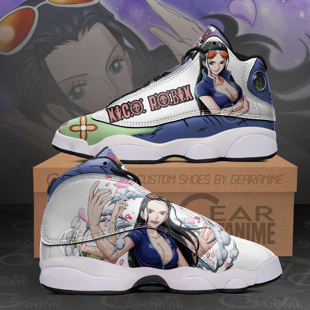 One Piece Nico Robin JD 13 Sneakers - Image 3