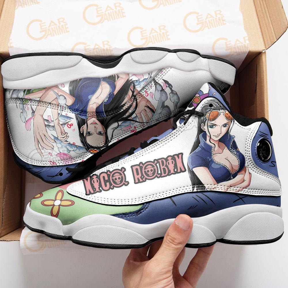 One Piece Nico Robin JD 13 Sneakers - Image 4