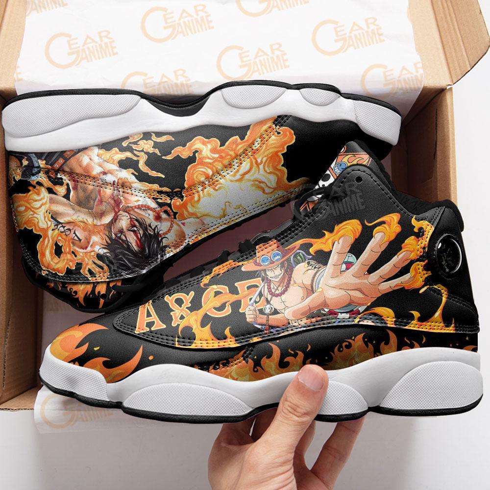 One Piece Portgas D Ace JD 13 Sneakers - Image 4