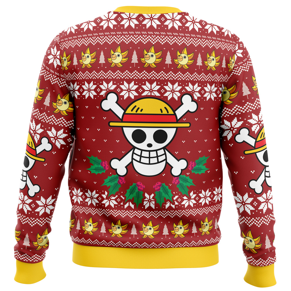 Monkey D Luffy Christmas One Piece Ugly Christmas Sweater - Image 2