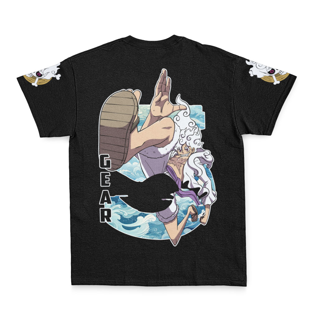 Monkey D. Luffy Gear 5 One Piece Streetwear T-Shirt - Image 3