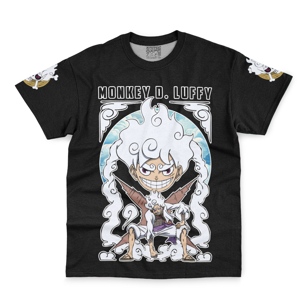 Monkey D. Luffy Gear 5 One Piece Streetwear T-Shirt - Image 2