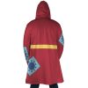 Monkey Luffy Wano Country Arc Demon Slayer Hooded Cloak Coat BACK Mockup - One Piece EU Store