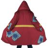 Monkey Luffy Wano Country Arc Demon Slayer Hooded Cloak Coat MAIN Mockup - One Piece EU Store