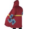 Monkey Luffy Wano Country Arc Demon Slayer Hooded Cloak Coat SIDE Mockup - One Piece EU Store