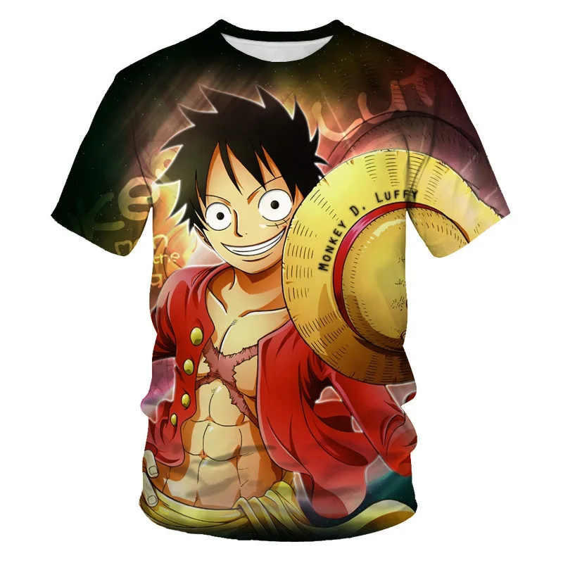 New Anime One Piece Luffy Fashion Kids Boy Girl Children T Shirt 3D Casual Summer Men 12 - One Piece EU Store