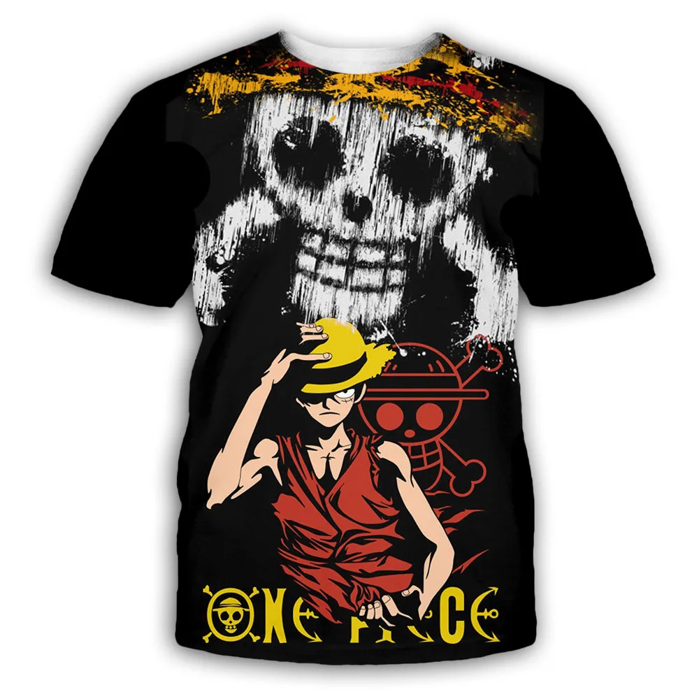 New Anime One Piece Luffy Fashion Kids Boy Girl Children T Shirt 3D Casual Summer Men 5 - One Piece EU Store