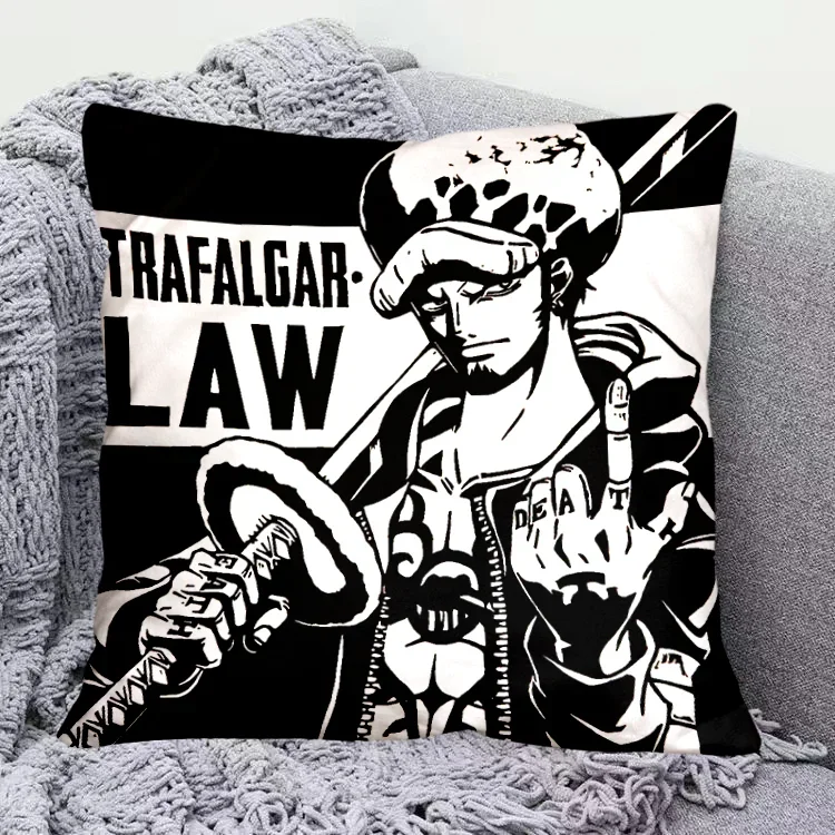 New Cartoon Cushion One Piece Luffy Zoro Nami Usopp Chopper Robin Peripheral Anime Fashion Children Couple 6 - One Piece EU Store